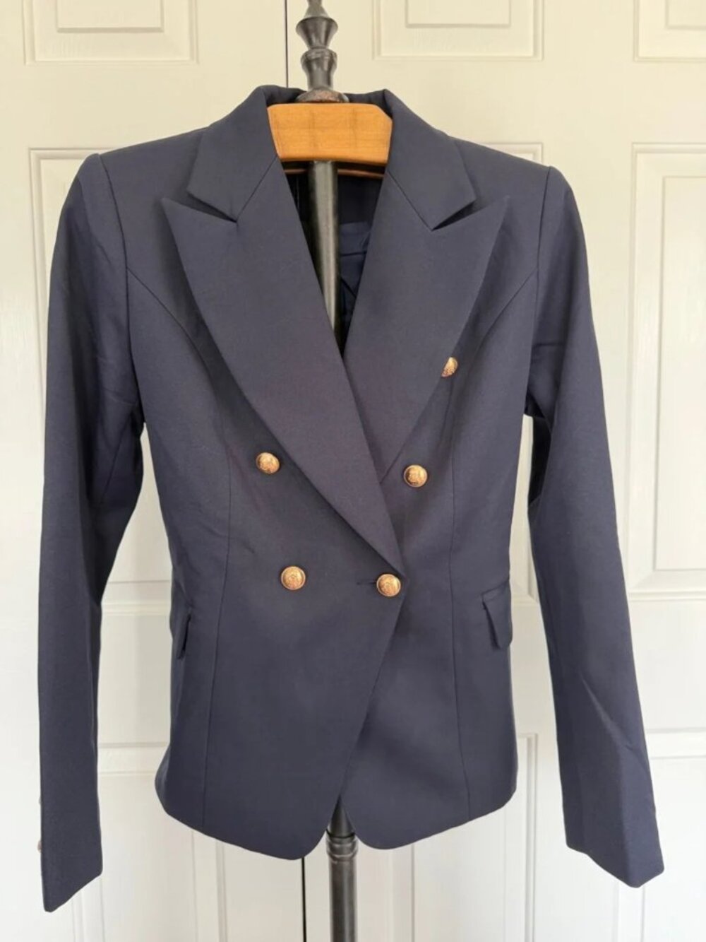 Lioness Blue Double Breast Blazer - Size Medium
